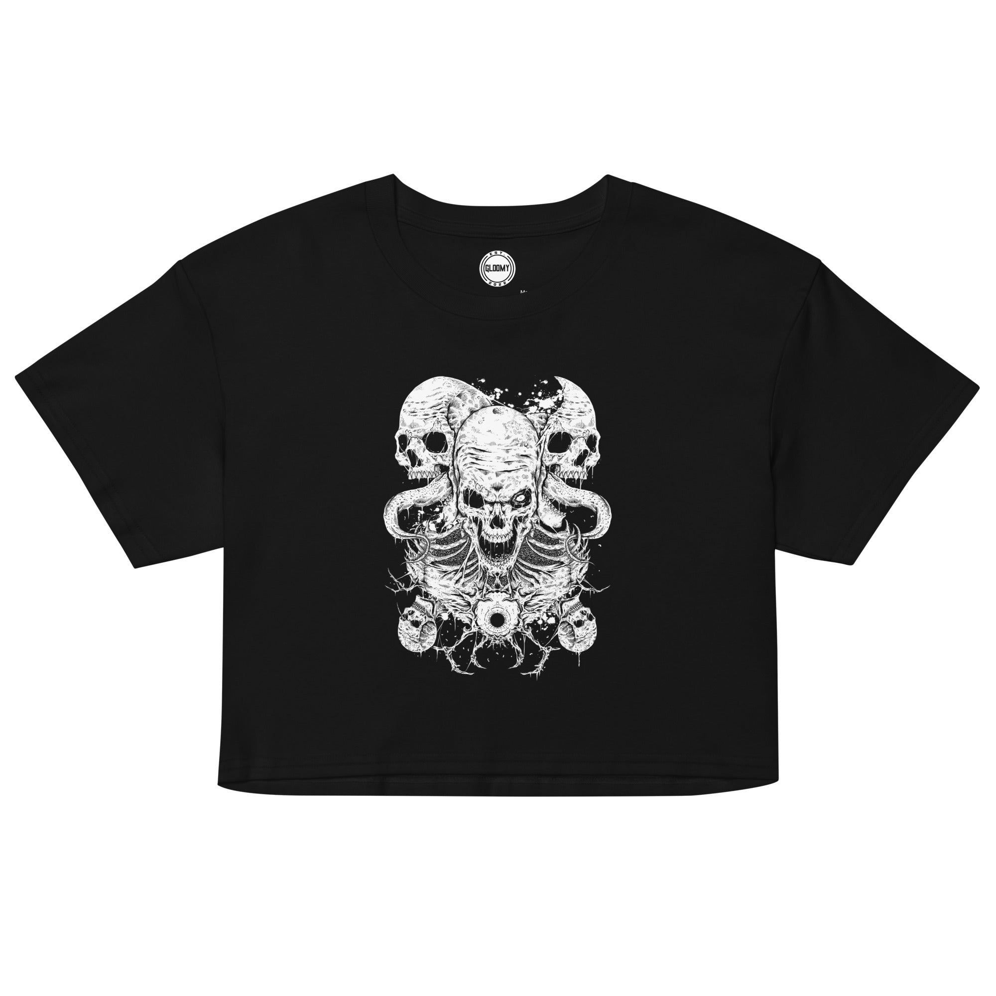Curse of the Skulls crop top